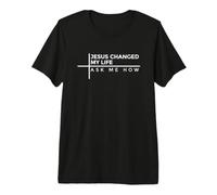 Jesus Changed My Life Ask Me How T-Shirt Haut de Gamme