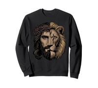 Jésus Chemise d'inspiration chrétienne Jésus Lion de Juda Sweatshirt