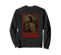 Jésus Chevaliers Templiers Croisades Deus Vult Crusaders Sweatshirt