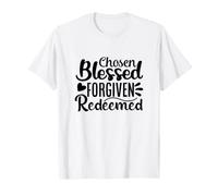 Jésus Chrétien Élu Bienheureux Pardonné Racheté T-Shirt