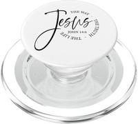 Jésus Chrétiens Hommes et Femmes Qui Aiment Dieu et Jésus PopSockets PopGrip pour MagSafe
