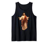 Jésus-Christ à Bras Ouverts Sauveur du Monde chrétien Débardeur