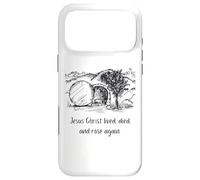 Jésus Christ a vécu est Mort et Rose à Nouveau Coque pour iPhone 17 Pro Max