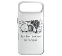 Jésus Christ a vécu est Mort et Rose à Nouveau Coque pour iPhone Air