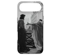 Jésus Christ Arresté Ponce Pilate Peinture Biblique Noir Coque pour iPhone Air