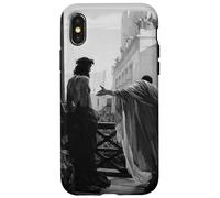 Jésus Christ Arresté Ponce Pilate Peinture Biblique Noir Coque pour iPhone X/XS