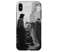 Jésus Christ Arresté Ponce Pilate Peinture Biblique Noir Coque pour iPhone XS Max