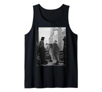 Jésus Christ Arresté Ponce Pilate Peinture Biblique Noir Débardeur