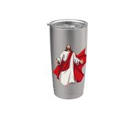 Jésus Christ arrive bientôt. Jésus Christ. Agneau de Dieu, Amour Gobelet isotherme en acier inoxydable double paroi