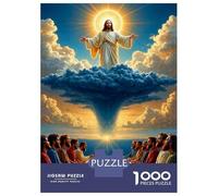 Jésus-Christ Ascendant 1000 Pièces Puzzle Premium Coffret Puzzle Carton Premium - Seniors, Concentration, Cadeau Maison Neuve Et Pause Bureau 70x50cm/1000pcs