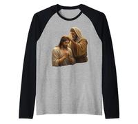 Jésus-Christ baptisé par Jean-Baptiste Art sacré Manche Raglan