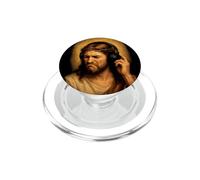 Jesus Christ Casque Basse Visage Meme Musique Rock Christian PopSockets PopGrip pour MagSafe