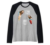 Jésus-Christ chrétien, J'Ai vu Ces Lunettes - Funny Meme Manche Raglan