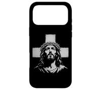 Jésus Christ Couronne d'épines Croix Religieuse chrétienne Coque pour iPhone 17 Pro Max