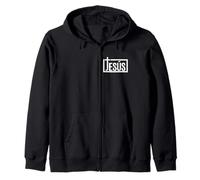 Jesus Christ Cross Faith Christian Religious Servant Of God Sweat à Capuche