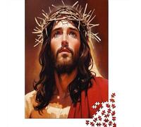 Jesus Christ Crown 1000 Piece for Women & Men Jesus with Crown of Thorns Fun and Challenging Family Game Gift Idea 38x26cm 1000pcs