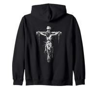 Jésus-Christ Crucifix INRI Foi chrétienne Sweat à Capuche