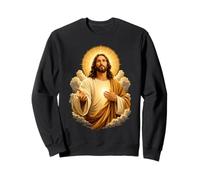 Jésus-Christ Cœur Dévotionnel Art Foi Sweatshirt