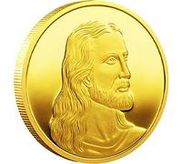 Jésus-Christ Dernière Souper Collectionner Les Pièces De Monnaie De Bible Chrétienne Européenne Collectant des Pièces Commémoratives
