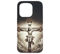 Jésus Christ Dieu Foi Religieux Messie Croix Coque pour iPhone 15 Pro