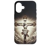 Jésus Christ Dieu Foi Religieux Messie Croix Coque pour iPhone 16