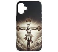 Jésus Christ Dieu Foi Religieux Messie Croix Coque pour iPhone 16 Plus