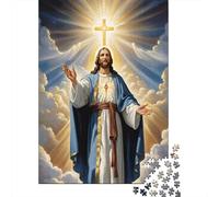 Jesus Christ Divine Puzzle for Adults & Age 14 Up Jesus with Outstretched Hands Fun Present & Activity for Home Gift 38x26cm 1000pcs