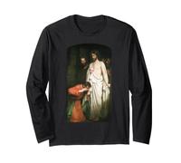 Jésus-Christ doutant Thomas Peinture Carl Bloch 1881 Manche Longue