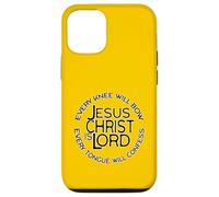 Jésus Christ est Seigneur - Chaque Genou s'inclinera, la Langue se confessera Coque pour iPhone 12/12 Pro