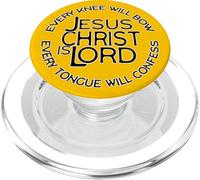 Jésus Christ est Seigneur - Chaque Genou s'inclinera, la Langue se confessera PopSockets PopGrip pour MagSafe