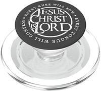 Jésus Christ est Seigneur - Chaque Genou s'inclinera, la Langue se confessera PopSockets PopGrip pour MagSafe