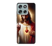 Jesus Christ Etui Coque Housse pour Motorola Moto G56