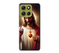 Jesus Christ Etui Coque Housse pour Motorola Moto G86