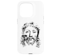 Jésus Christ Face Église chrétienne Groupe Coque pour iPhone 15 Pro
