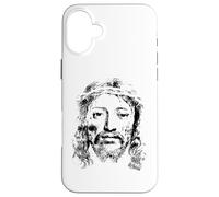 Jésus Christ Face Église chrétienne Groupe Coque pour iPhone 16 Plus
