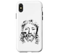 Jésus Christ Face Église chrétienne Groupe Coque pour iPhone X/XS