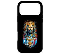 Jesus Christ Face with Crown of Thorns God Bible Vintage Coque pour iPhone 17 Pro Max