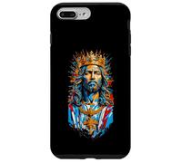 Jesus Christ Face with Crown of Thorns God Bible Vintage Coque pour iPhone 7 Plus/8 Plus