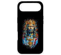 Jesus Christ Face with Crown of Thorns God Bible Vintage Coque pour iPhone Air