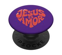 Jesus Christ Faith Prayer Biblia Iglesia Christian PopSockets PopGrip Adhésif