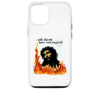 Jésus Christ Feu Péché originel Bible TxRxP Dieu Métalleux Coque pour iPhone 12/12 Pro