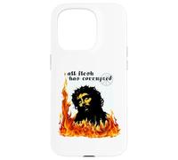 Jésus Christ Feu Péché originel Bible TxRxP Dieu Métalleux Coque pour iPhone 15 Pro
