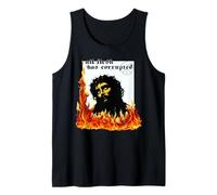 Jésus Christ Feu Péché originel Bible TxRxP Dieu Métalleux Débardeur