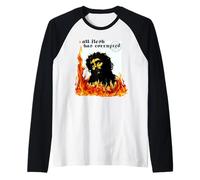 Jésus Christ Feu Péché originel Bible TxRxP Dieu Métalleux Manche Raglan