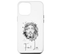 Jésus-Christ Fiat Lux - Peinture à l'encre avec Citation Coque pour iPhone 12 Pro Max