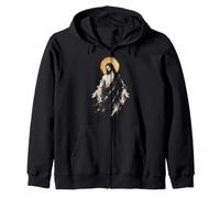 Jésus Christ Foi chrétienne Art de dévotion Abstrait sacré Sweat à Capuche