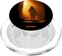 Jesus Christ Glorious Resurrection Christian Faith (Black) PopSockets PopGrip pour MagSafe