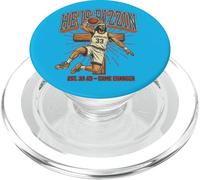 Jesus Christ He is Rizzin Ballon de Basket drôle chrétien Vintage PopSockets PopGrip pour MagSafe