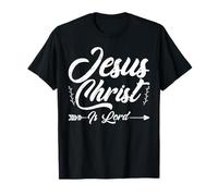 Jesus Christ Is Lord Dieu Chrétien Bible Prière Cadeau T-Shirt