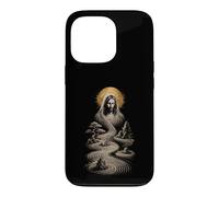 Jésus Christ Jardin Zen Prière Design Sacré Icône Oeuvre d'art Coque pour iPhone 13 Pro
